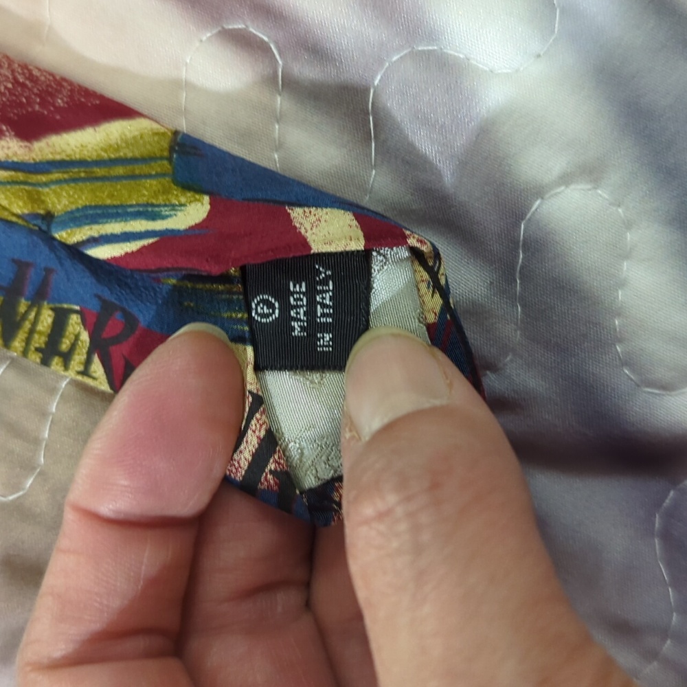 Lorenzo Mad e In Italy 1964 100% Silk Tie - Picture 3 of 14